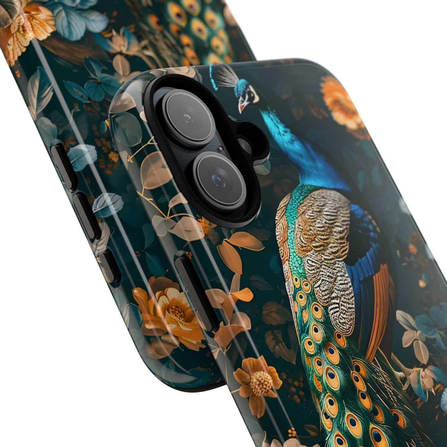 Peacock Phone Case - Elegant Floral Design, Tough Case for Protection, Unique Gift for Nature Lovers, Stylish Accessory, Eco-Friendly