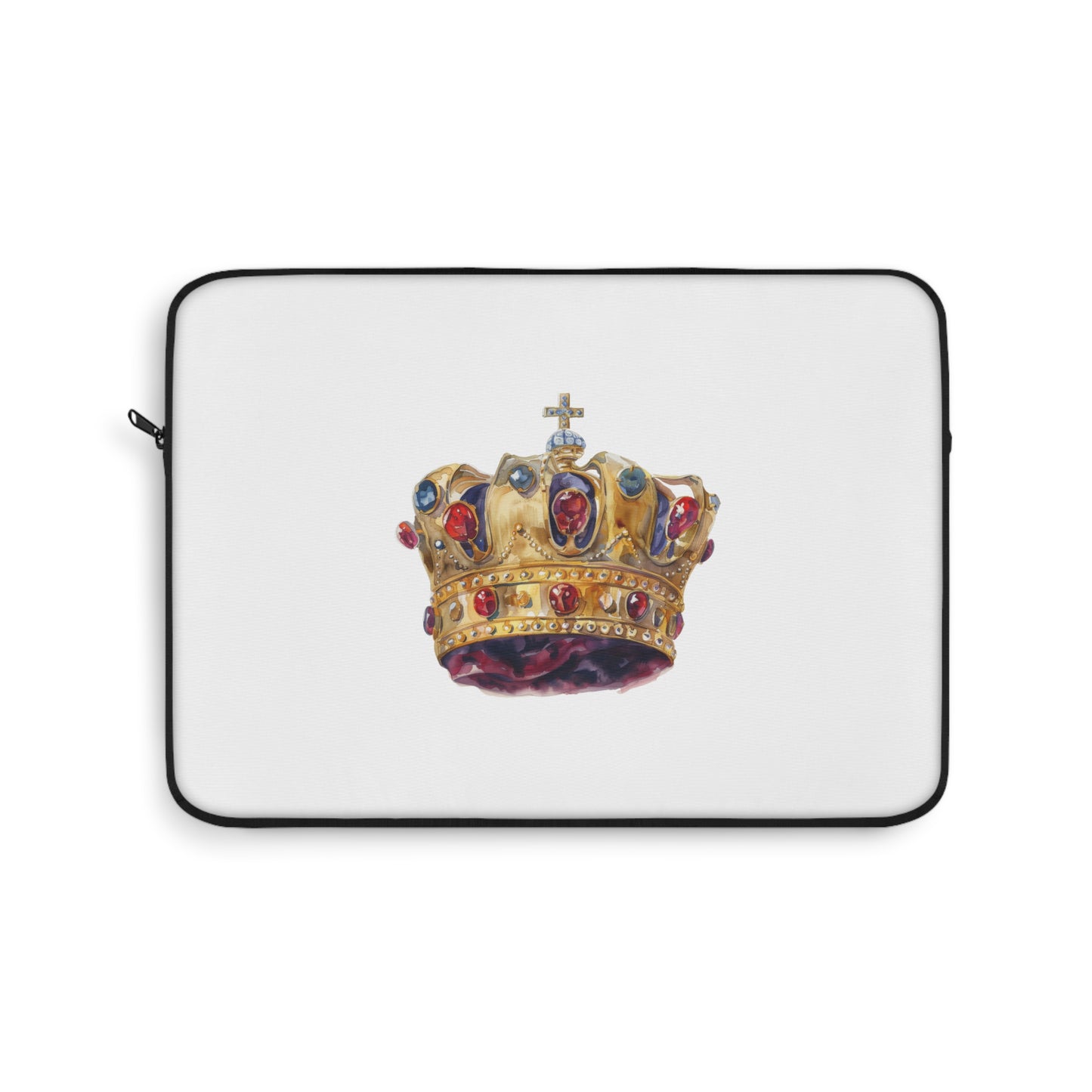 Royal Crown Laptop Sleeve, Queen Laptop Case, King Laptop Bag, Elegant Computer Sleeve, Gift for Her, Tech Accessory