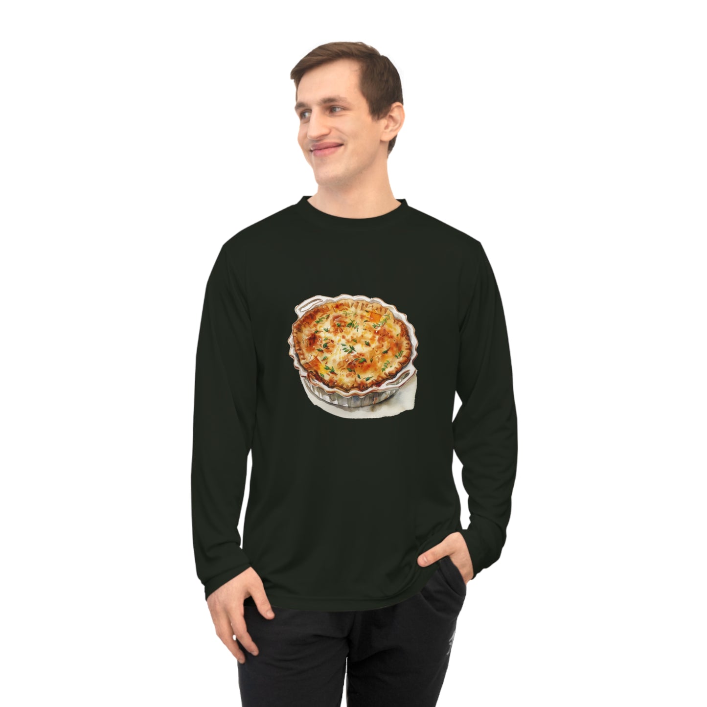 Unisex Performance Long Sleeve Shirt - Britain on a Plate - Hearty Classics