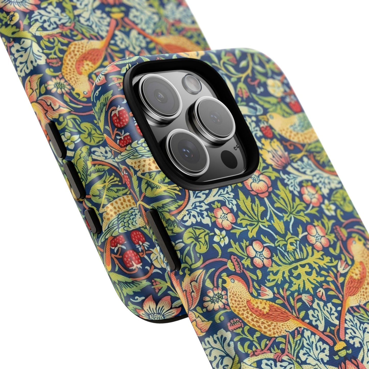 Floral Phone Case | Tough Cases, Stylish Protection, Unique Gift, Eco-Friendly, Floral Pattern, Bird Design