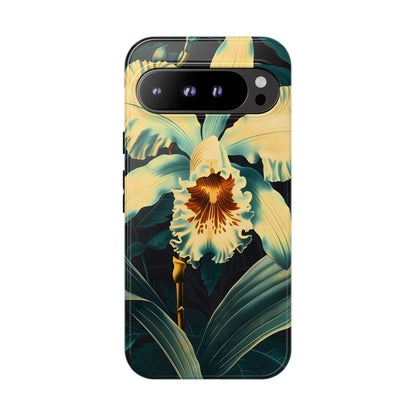 Floral Phone Case - Tough Cases with Orchid Design, Durable Smartphone Cover for Nature Lovers, Floral Gift for Her, Botanical [...]