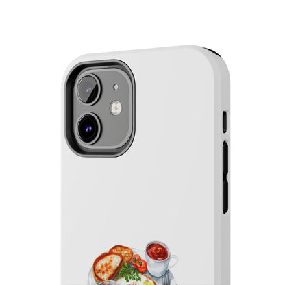Breakfast Lovers Tough Phone Case - Cute Food Art, Durable Protection