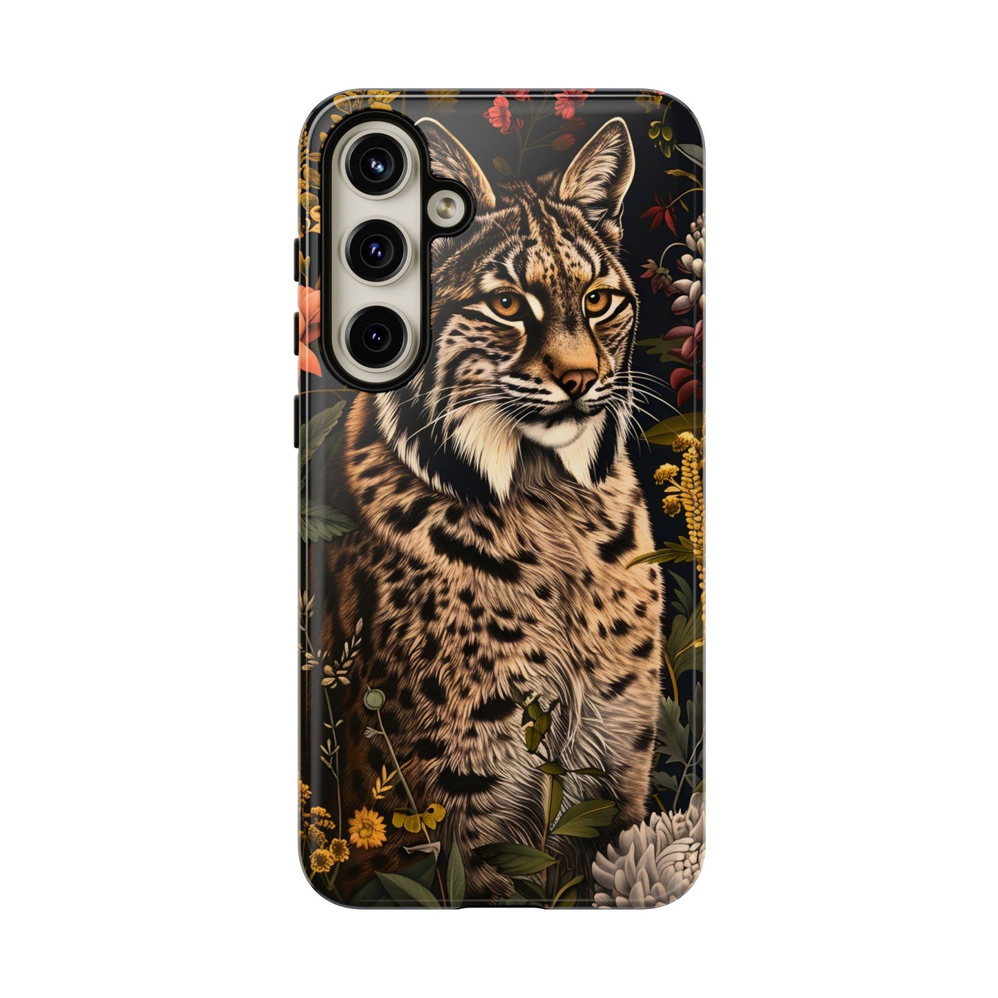 Wildlife Phone Case with Lynx Design, Tough Cases, Animal Lovers Gift, Nature Inspired Accessories, Unique Tech Protection