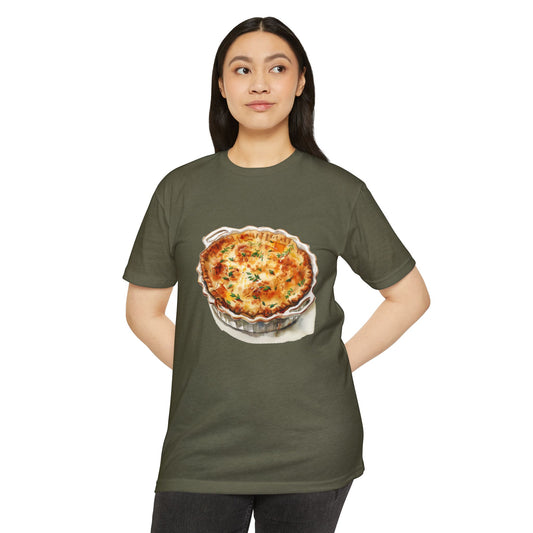 Unisex CVC Jersey T-shirt - A Taste of Tradition - Iconic British Cuisine