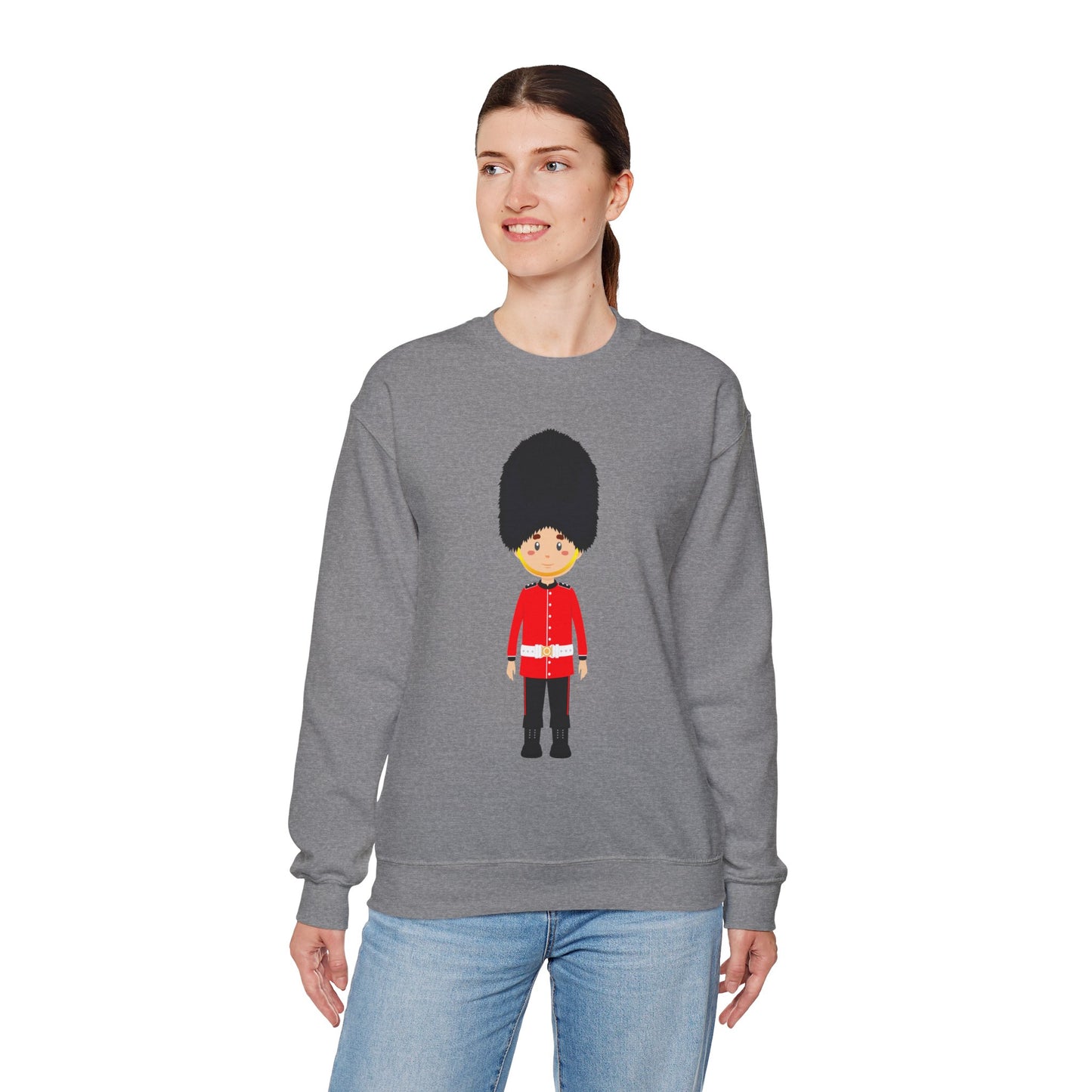 Unisex Heavy Blend™ Crewneck Sweatshirt - Scarlet Pride - The Classic British Soldier