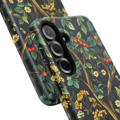 Floral iPhone Case, Nature Inspired Tough Case, Botanical Phone Cover, Eco-Friendly Gift, Unique Floral Design