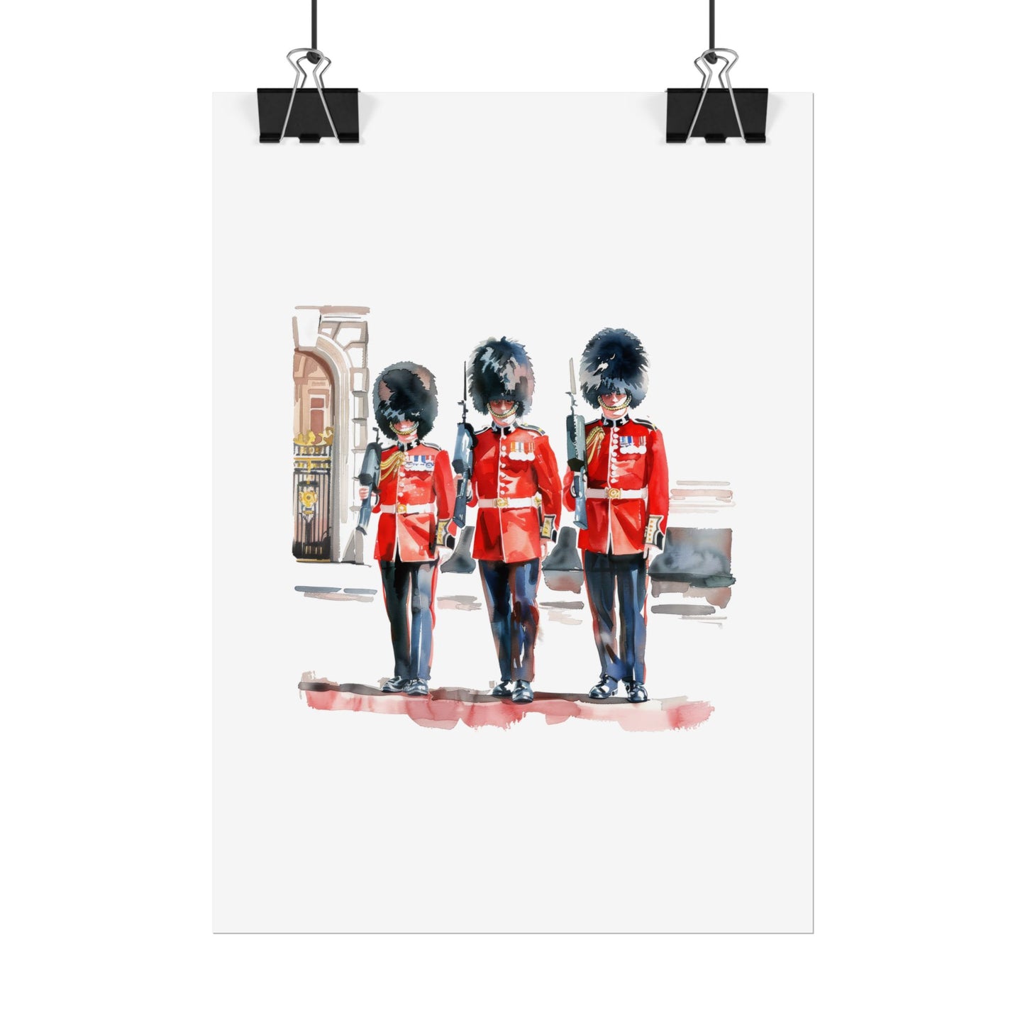 London Guard Roll-Up Posters, British Soldier Art Prints, Home Decor, Travel Gifts, Wall Art for Various Occasions