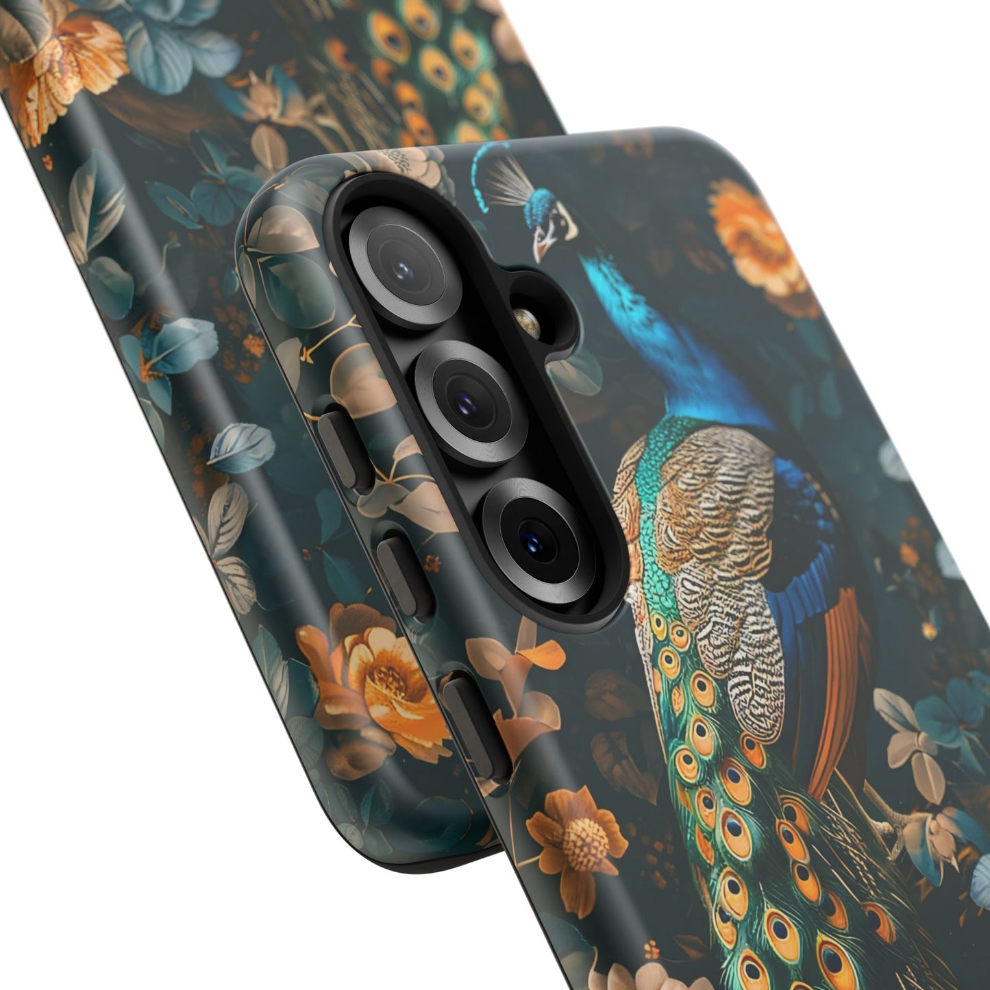 Peacock Phone Case - Elegant Floral Design, Tough Case for Protection, Unique Gift for Nature Lovers, Stylish Accessory, Eco-Friendly