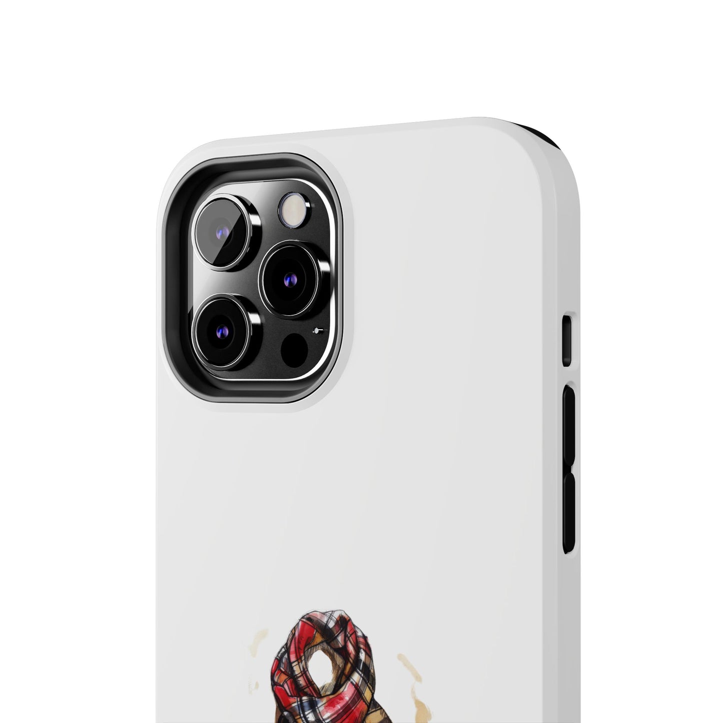 Cozy Plaid Scarf Phone Case - Tough Protection for Winter Style