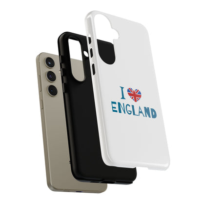 I Love England Phone Case - Stylish Tough Cases for UK Enthusiasts