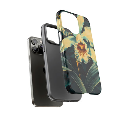 Floral Phone Case - Tough Cases with Orchid Design, Durable Smartphone Cover for Nature Lovers, Floral Gift for Her, Botanical [...]