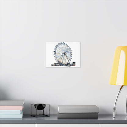London Eye Canvas Print, Wall Art Decor, Travel Gift, Home Decoration, Unique Art Piece