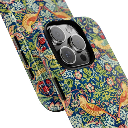 Floral Phone Case | Tough Cases, Stylish Protection, Unique Gift, Eco-Friendly, Floral Pattern, Bird Design