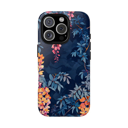 Floral iPhone Case, Tough Phone Cover, Gift for Her, Nature Lover Accessory, Spring Decor, Unique Floral Design