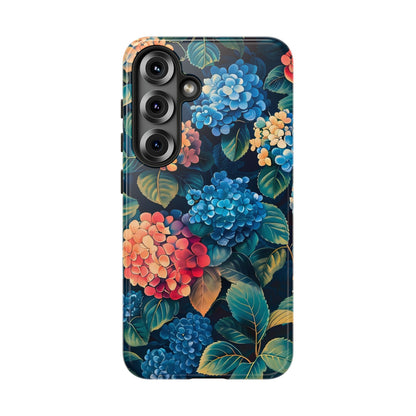 Floral Phone Case, Stylish Tough Case for Gardener Gift, Flower Lover Accessory, Pretty Floral Design, Protective Case