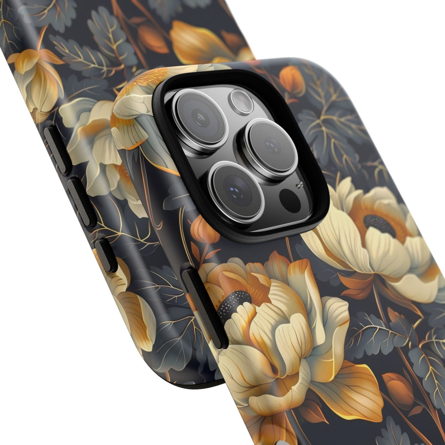 Floral Phone Case - Tough Cases, Stylish Mobile Cover, Flower Design, Holiday Gift, Trendy Accessory, Eco-Friendly Case