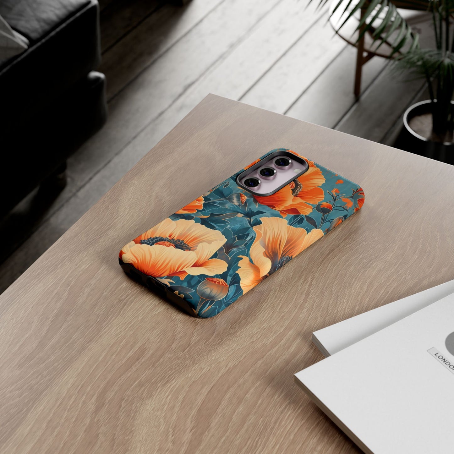 Floral Phone Case, Tough Cases for Protection and Style, Spring Aesthetic, Gift for Her, Phone Accessory for Nature Lovers