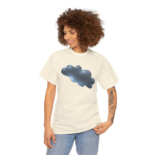 Unisex Heavy Cotton Tee - Serene Cloudscape - Dreamy Cloud