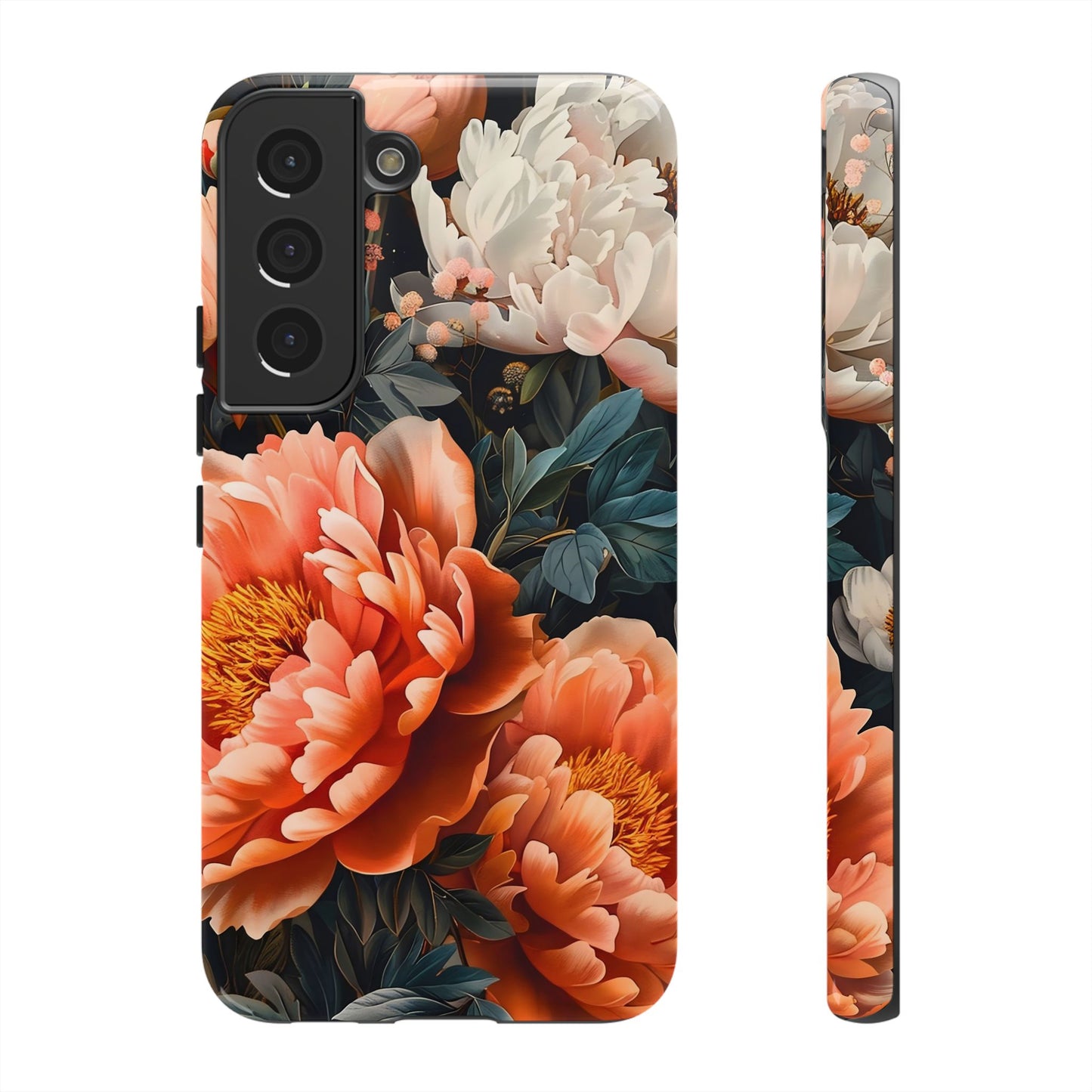 Floral Phone Case - Tough Cases, Durable Cover, Flower Design, Unique Gift, Phone Accessories