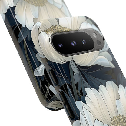 Elegant Floral Phone Case, Floral iPhone Cover, Flower Art Phone Case, Eco-Friendly Mobile Protection, Tough & Stylish Phone Case