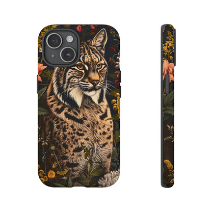 Wildlife Phone Case with Lynx Design, Tough Cases, Animal Lovers Gift, Nature Inspired Accessories, Unique Tech Protection