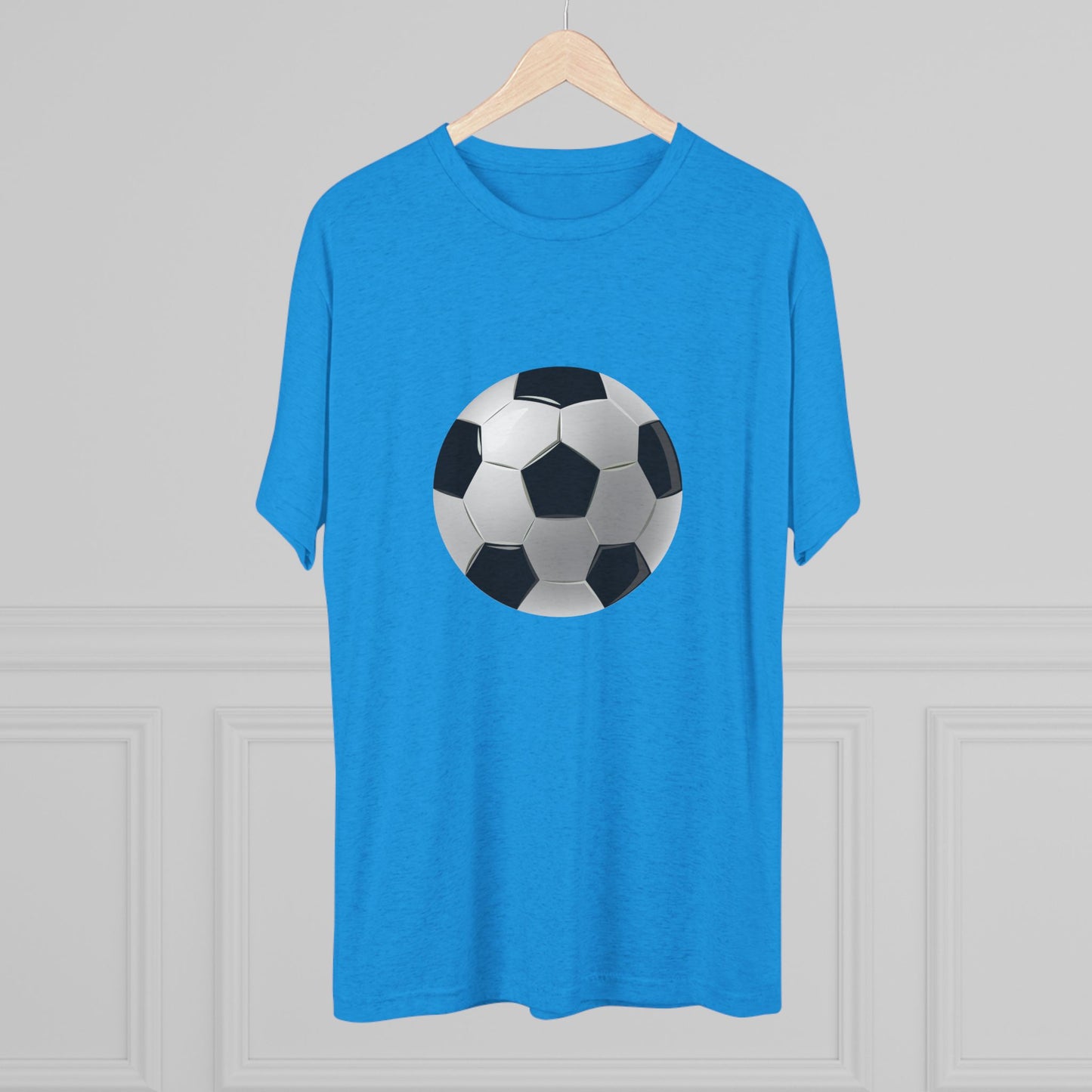 Dynamic Football Design - Sports Passion and Energy Unisex Tri-Blend Crew Tee