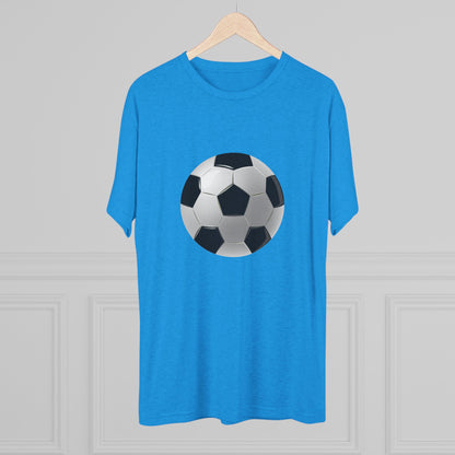 Dynamic Football Design - Sports Passion and Energy Unisex Tri-Blend Crew Tee