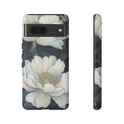 Elegant Floral Phone Case, Floral iPhone Cover, Flower Art Phone Case, Eco-Friendly Mobile Protection, Tough & Stylish Phone Case