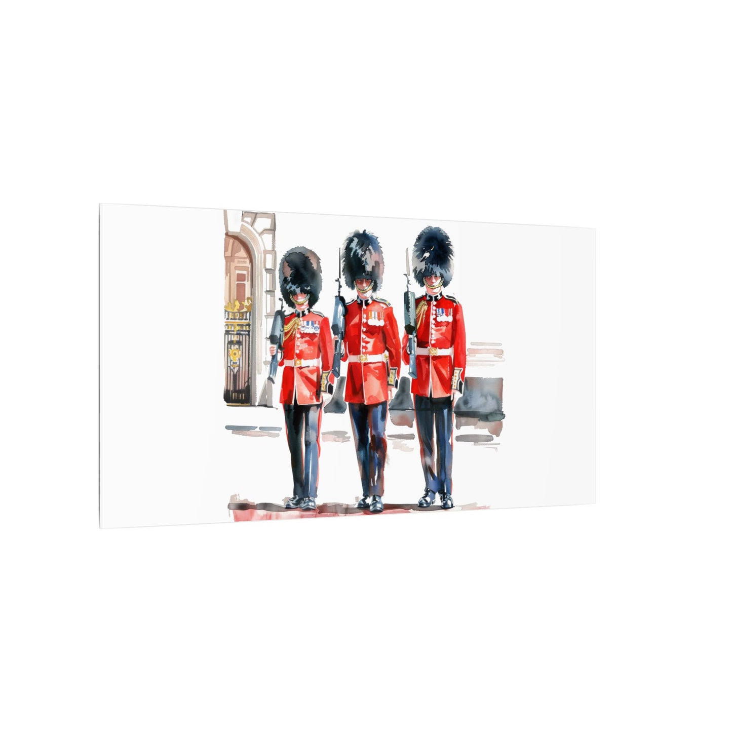 Royal Guards Canvas Print, British Wall Art, Home Decor, Unique Gift, London Culture