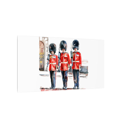 Royal Guards Canvas Print, British Wall Art, Home Decor, Unique Gift, London Culture