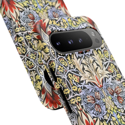 Stylish Phone Case - Floral Design, Tough Cases, Gift for Her, Phone Accessories, Trendy Tech, Unique Cell Phone Cover