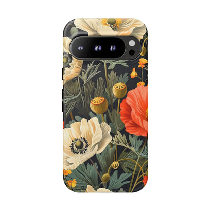 Floral Phone Case - Tough Cases with Vibrant Garden Design, Phone Accessory, Gift for Her, Spring Style, Nature Lover