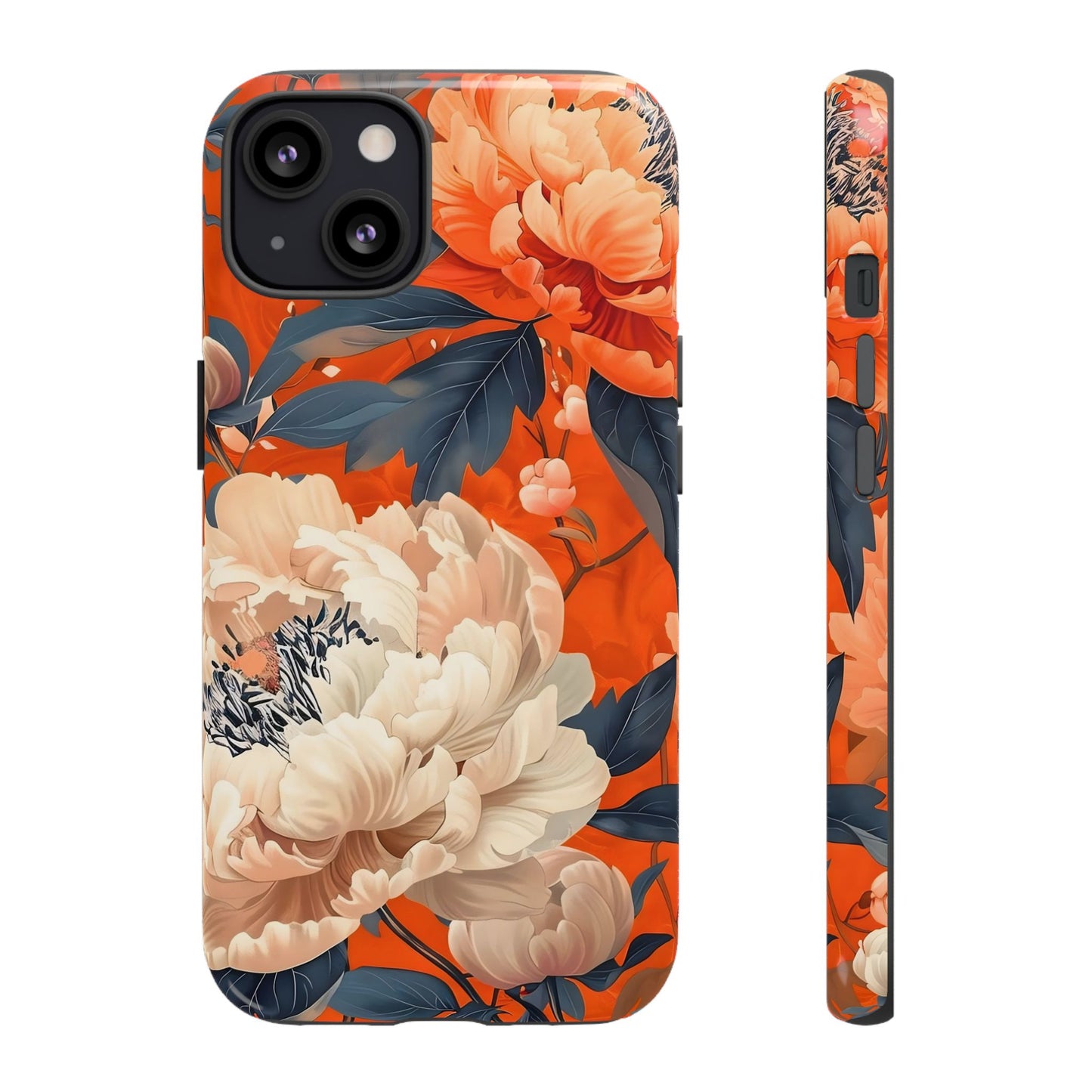 Floral Tough Case, Durable Floral Phone Case, Stylish Protection Case, Gift for Her, Spring Accessories, Mother’s Day Gift