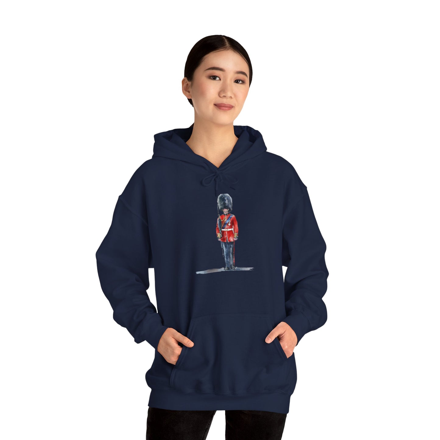 Unisex Heavy Blend™ Hooded Sweatshirt - Cornish Courage - Red Jackets of Bodmin