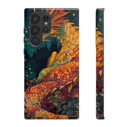 Dragon Art Phone Case, Tough Phone Cover, Fantasy Gift, Unique Mobile Accessory, Dragon Lover Gift, Stylish Protection