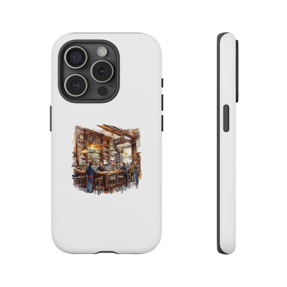 Artistic Phone Case - Cozy Pub Design