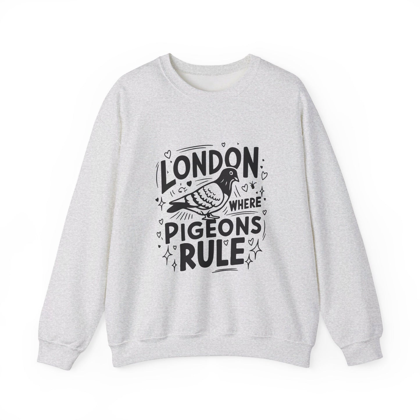 Unisex Heavy Blend™ Crewneck Sweatshirt - London where Pigeons Rule