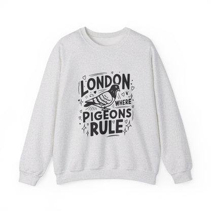 Unisex Heavy Blend™ Crewneck Sweatshirt - London where Pigeons Rule