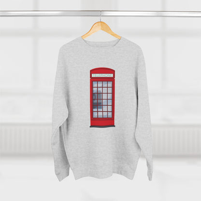Unisex Crewneck Sweatshirt - Iconic British Public Telephone