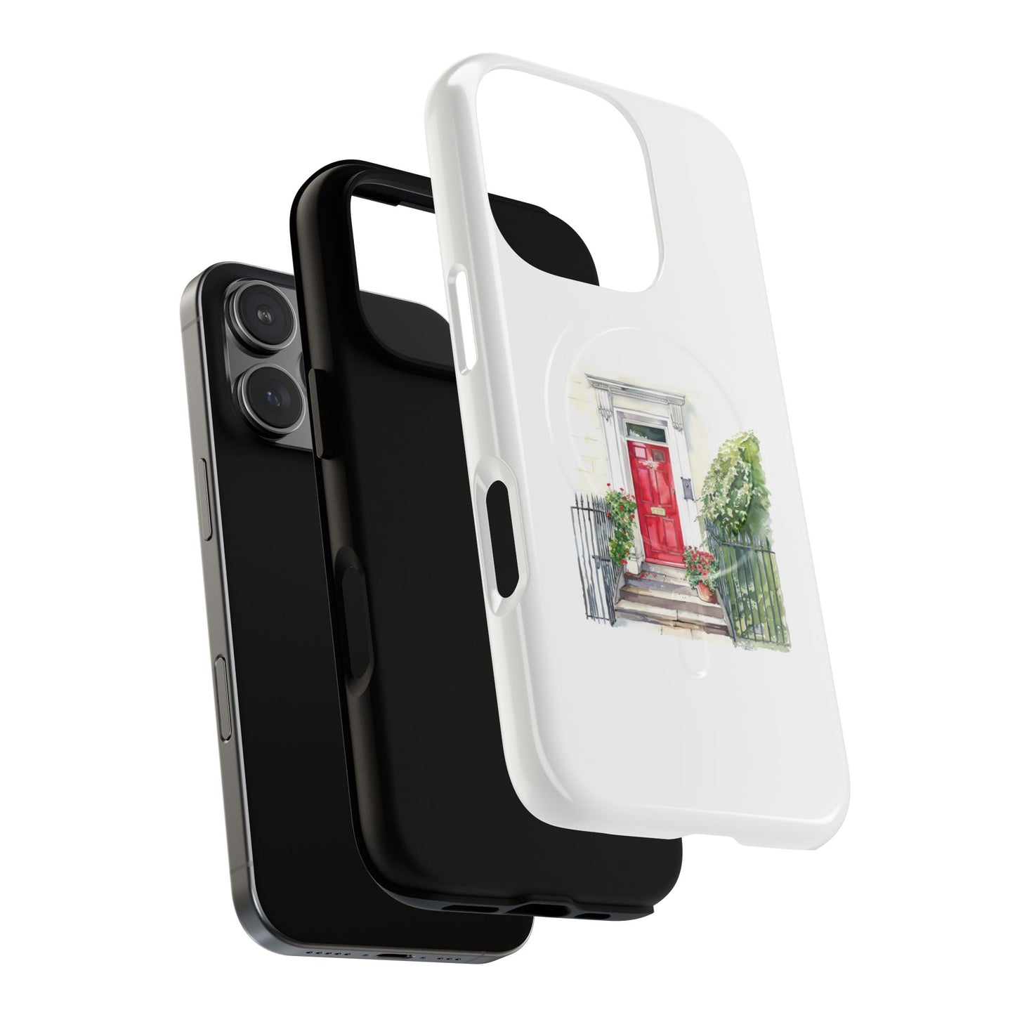 Charming Red Door Tough Magnetic Case - Custom Phone Cover, Gift for Home Lovers, Holiday Presents, Unique Decor