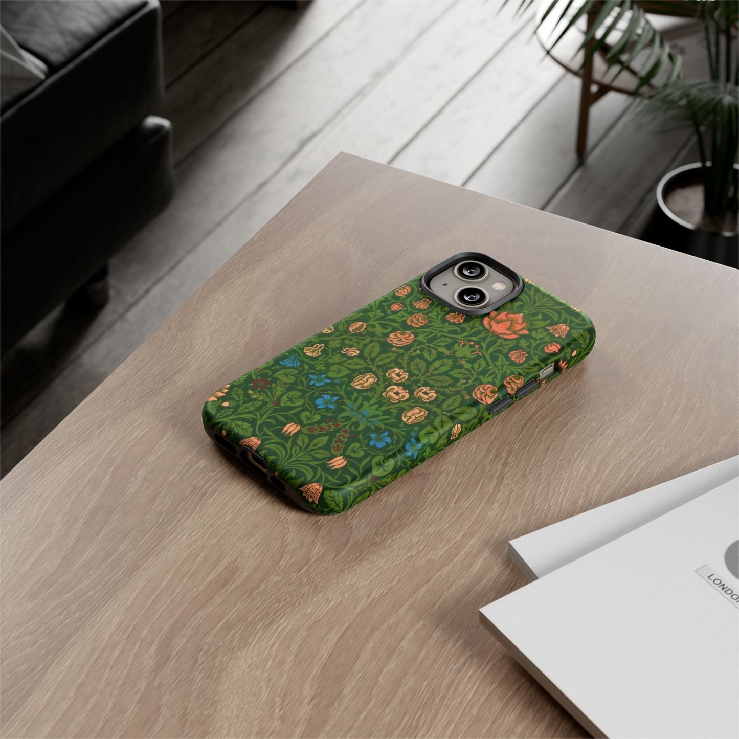 Crimson Leaf Whirl – Phone Case - Tough Cases