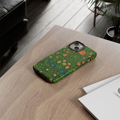 Crimson Leaf Whirl – Phone Case - Tough Cases