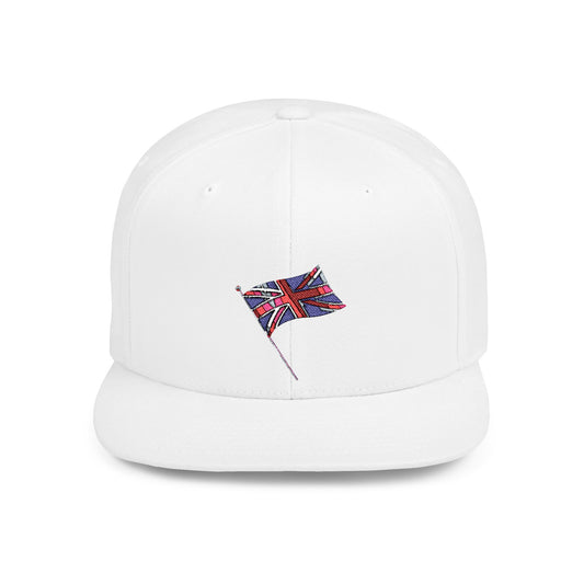 British Flag - Flat Bill Snapback