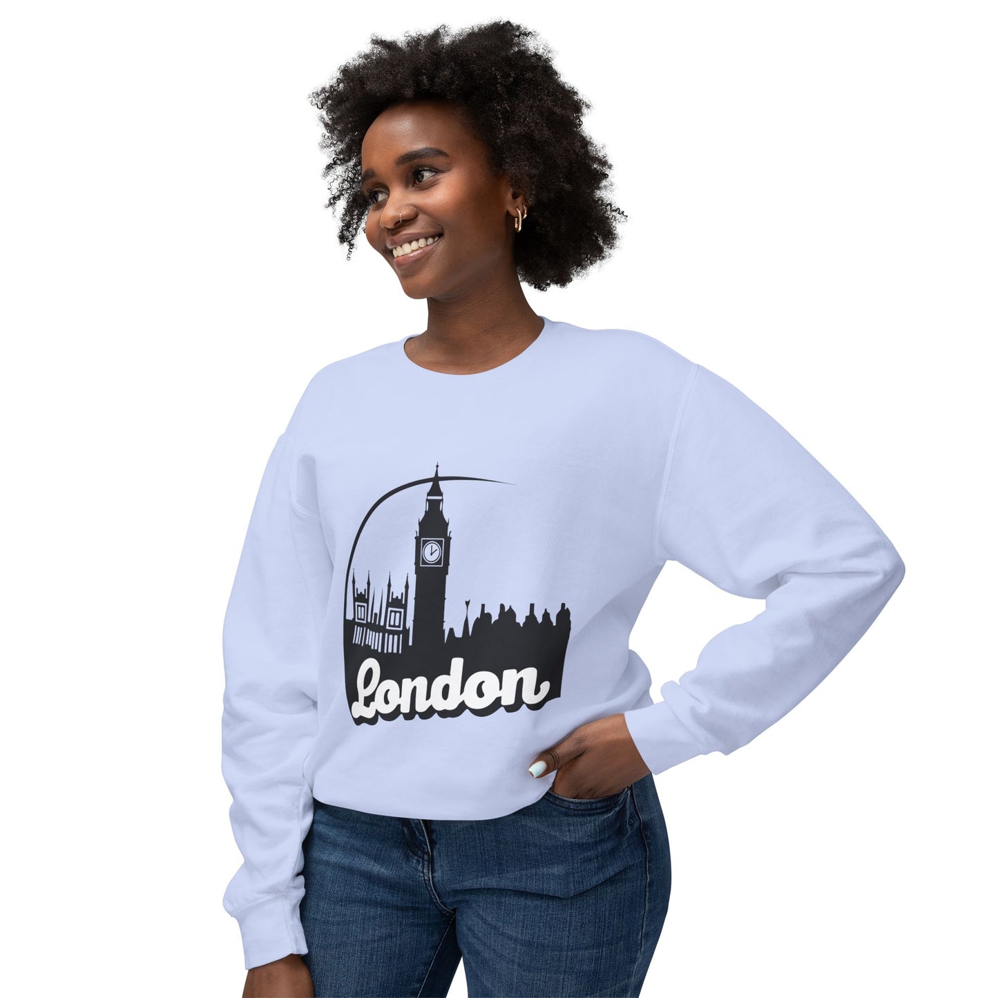Unisex Lightweight Crewneck Sweatshirt - Relaxing London
