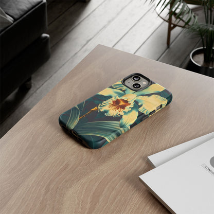 Floral Phone Case - Tough Cases with Orchid Design, Durable Smartphone Cover for Nature Lovers, Floral Gift for Her, Botanical [...]