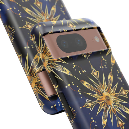Tough Cases Phone Case with Celestial Design, Stylish Phone Cover, Unique Gift for Space Lovers, Durable Protection, Cosmic Art