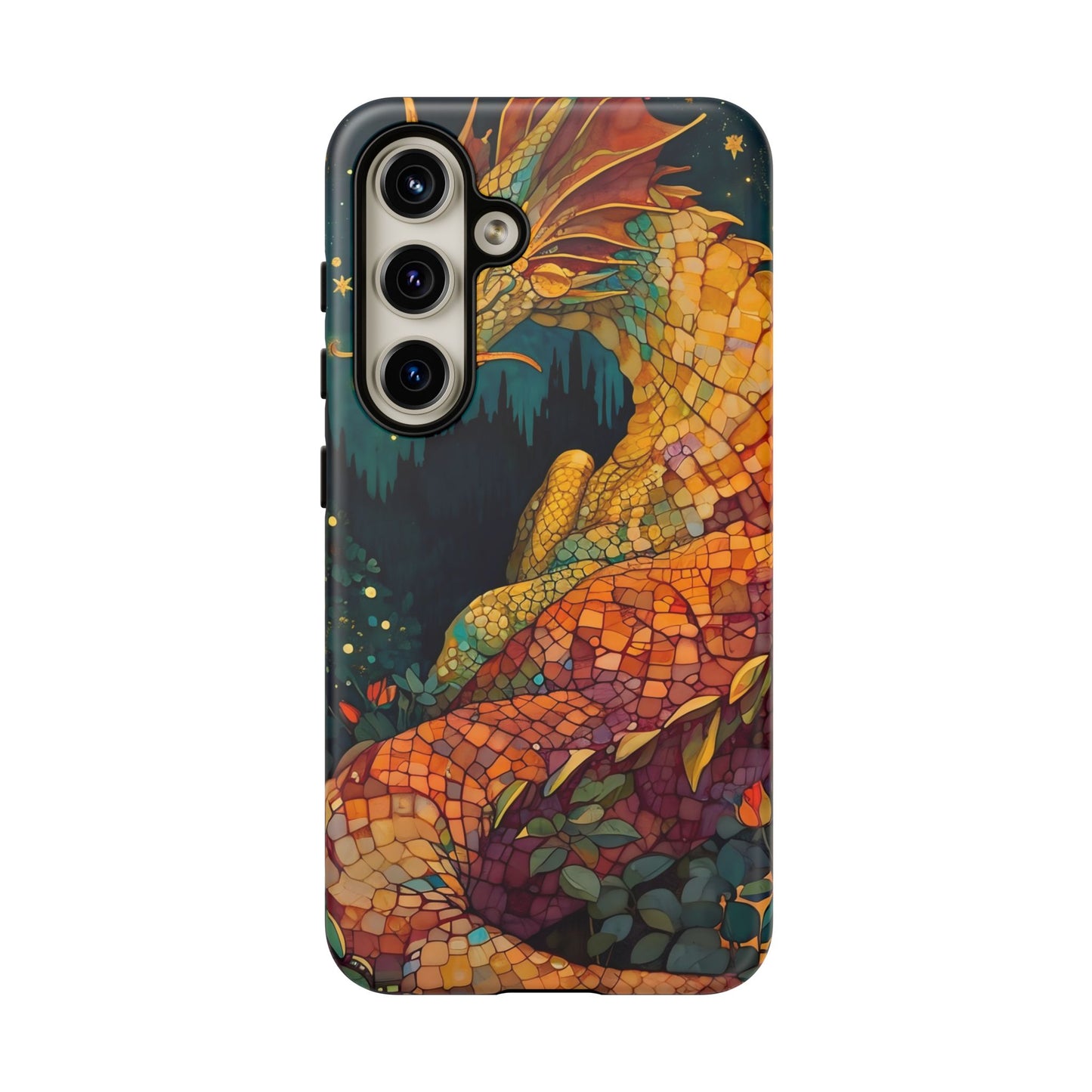 Dragon Art Phone Case, Tough Phone Cover, Fantasy Gift, Unique Mobile Accessory, Dragon Lover Gift, Stylish Protection