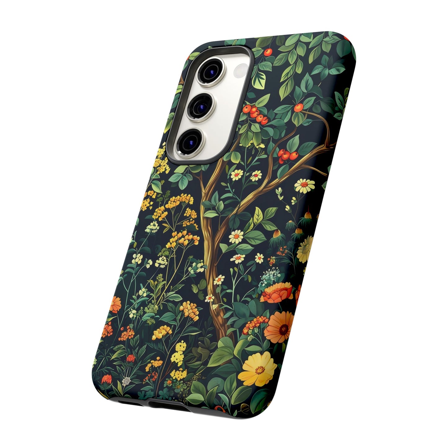 Floral Phone Case - Tough Cases, Colorful Nature Design, Gift for Flower Lovers, Phone Accessory, Unique Cell Phone Cover