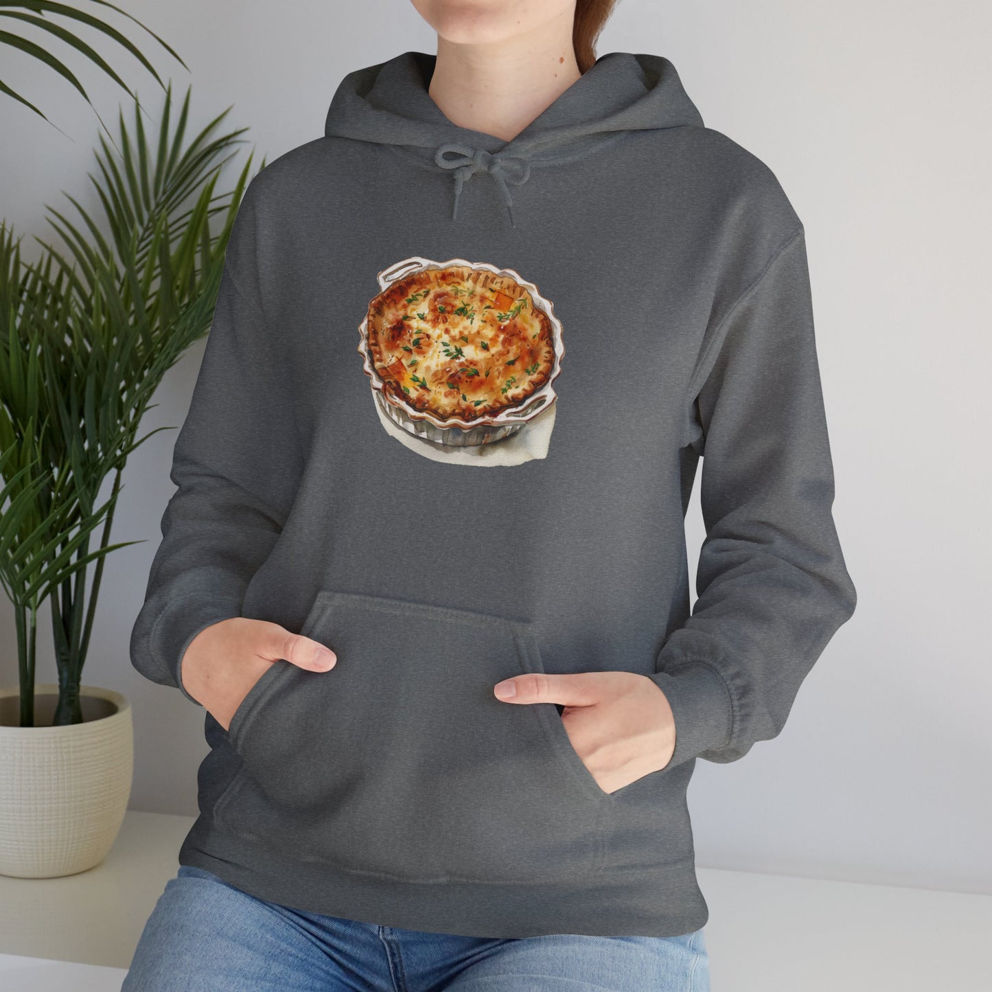 Unisex Heavy Blend™ Hooded Sweatshirt - Savor the Majesty - Iconic British Royal Foods