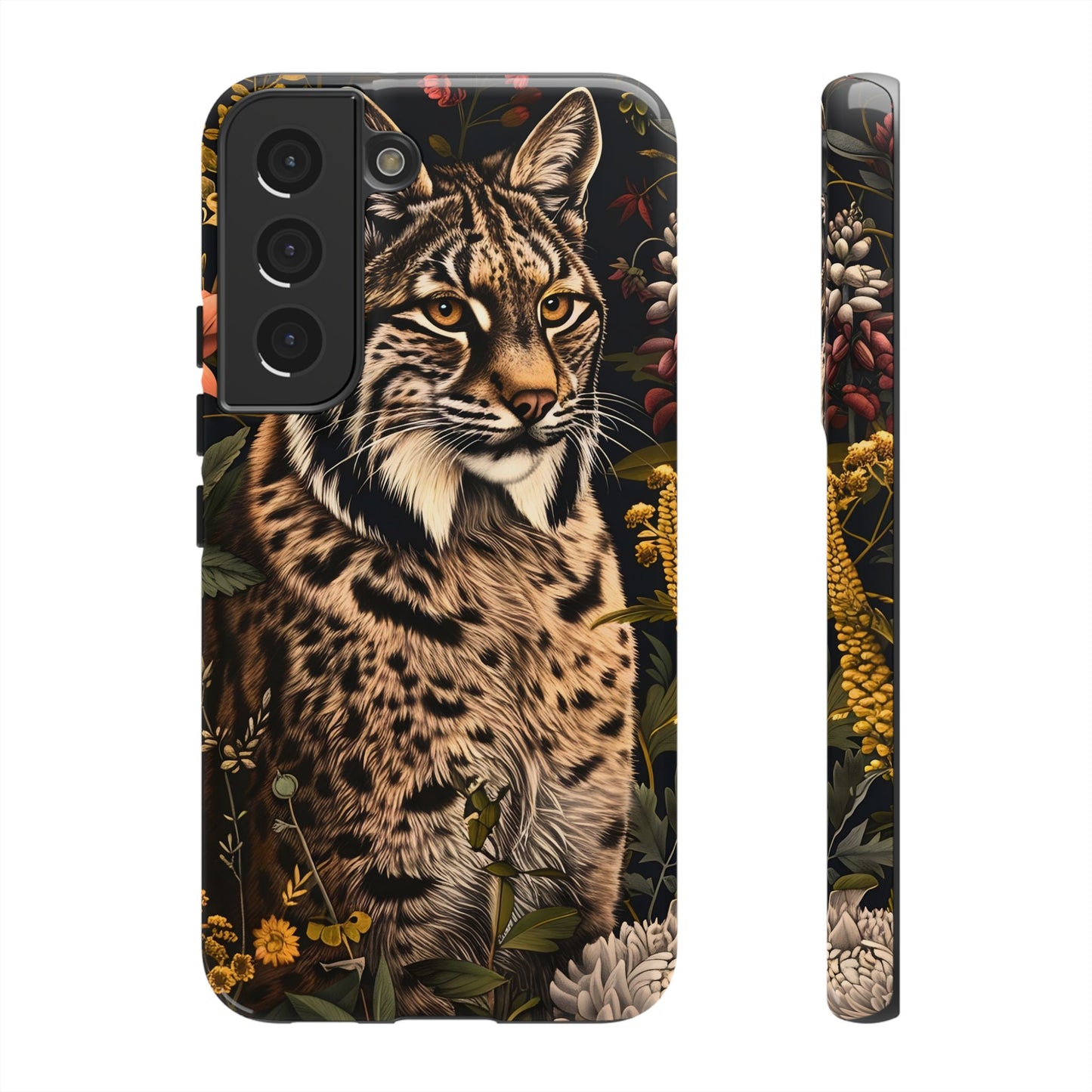 Wildlife Phone Case with Lynx Design, Tough Cases, Animal Lovers Gift, Nature Inspired Accessories, Unique Tech Protection